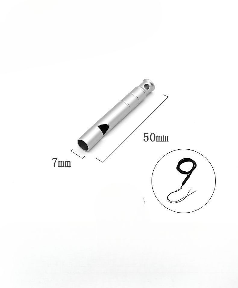Sifflet de survie en alliage de titane, haute fréquence, pour alpinisme, entraînement d'urgence, compétition, portable_voghion.com