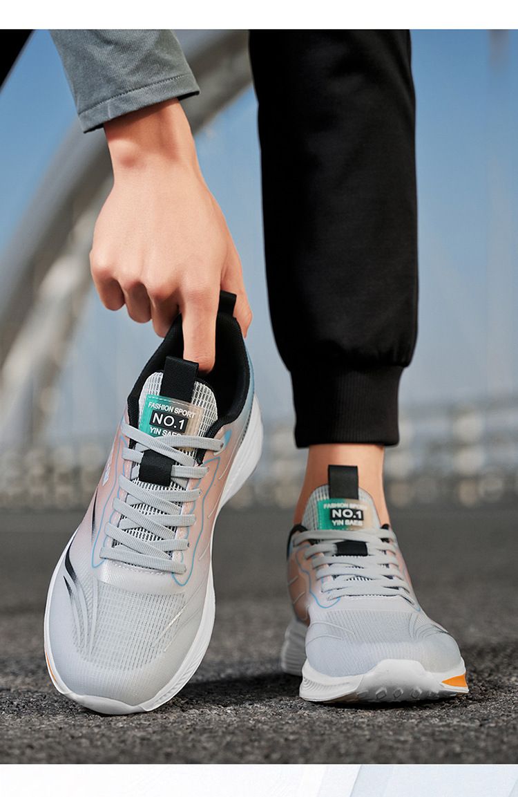 Leichte, atmungsaktive Laufschuhe für Herren mit Dämpfung – Modische Mesh-Sneaker für Sport & Freizeit – Größen 39–45_voghion.com
