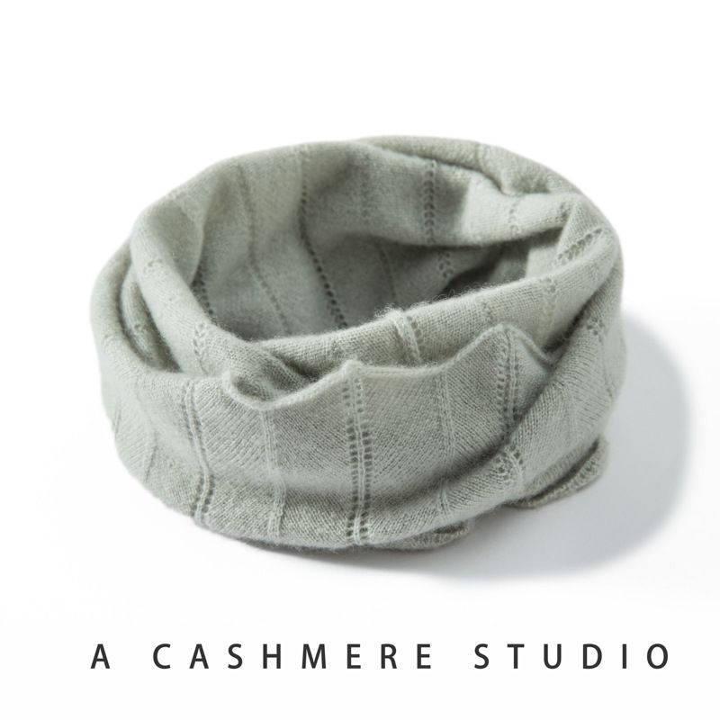 Kaschmirpullover für Herbst und Winter, Kälteschutz, Strickschal, leicht, wärmend, Halswärmer, auf Lager_voghion.com