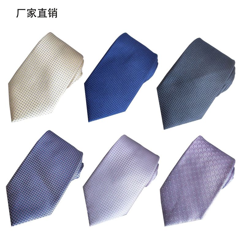 Herren-Krawatte aus Maulbeerseide, lässig, modisch, formell, professionell, Business, klein, geometrisch, 8 cm_voghion.com