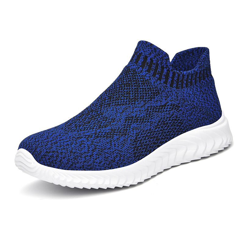 Fréijoer an Hierscht Liicht Mesh Atmungsaktiv Socken Weichboden Lazy One Foot Casual Set Damen Single Schong 35-43 A5b_voghion.com