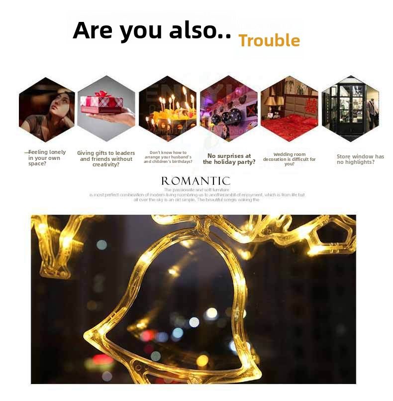 LED INS Window Suction Cup Hanging Creative Christmas Decoration String Scene Arrangement Colorful Lights Wholesale_voghion.com