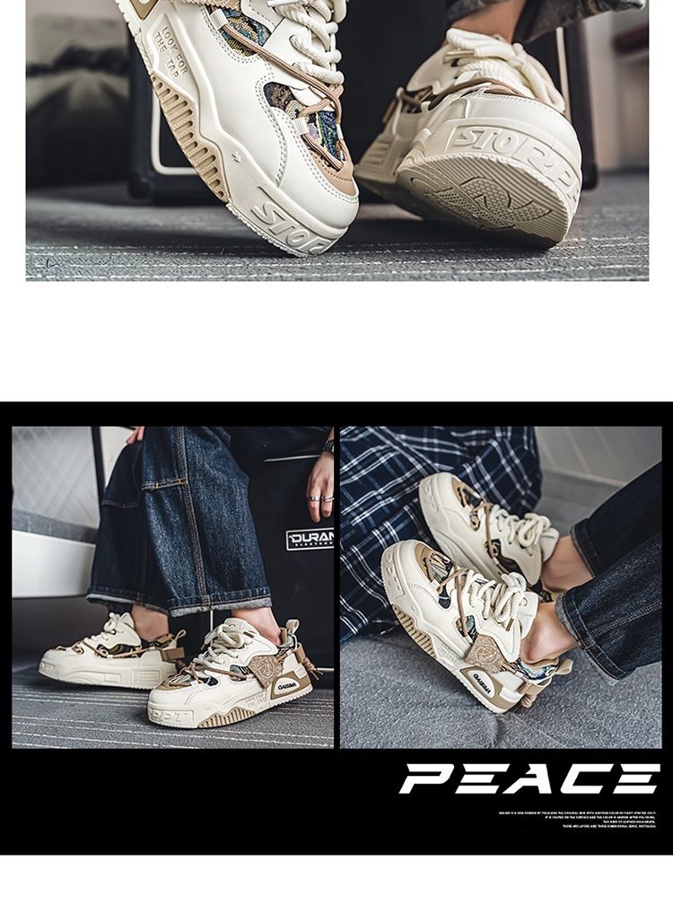 Herrenschuhe neue Herbst- und Winterschuhe atmungsaktive vielseitige Freizeitschuhe mit dicker Sohle Herrenmode Trend Sportschuhe_voghion.com