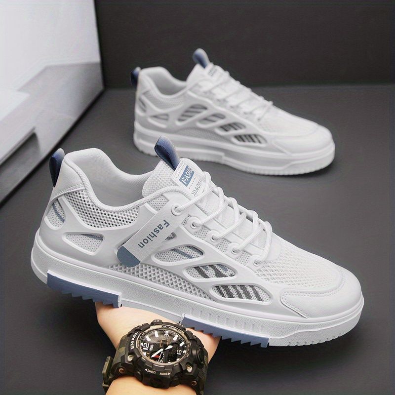Skateschoenen voor heren met goede grip, ademende sneakers met veters_voghion.com