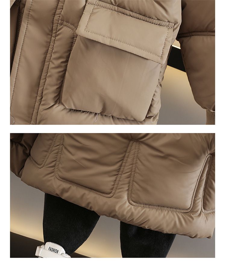 Neue Winterjacke für Jungen im koreanischen Stil aus Baumwolle für mittlere und große Kinder, verdickte und plüschige Daunenbaumwolle_voghion.com