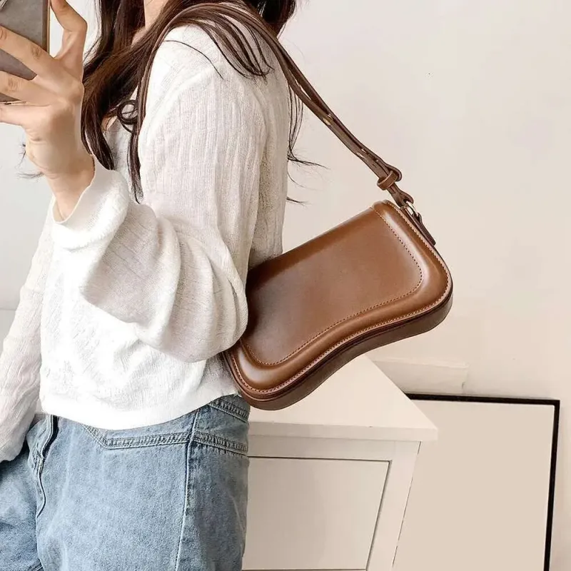 Borsa a tracolla da donna, portatile e alla moda, da ascella, modello 2025_voghion.com