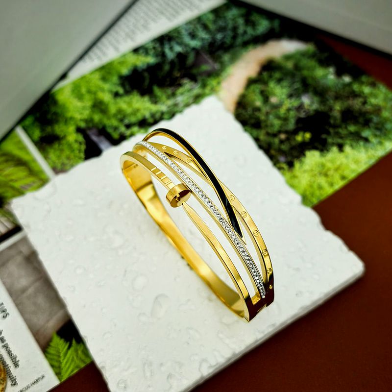 New Minimalist Stainless Steel Fashionable And Hot Sell, Nail Drill Bracelet, Women's High-End, Light Luxury, Not_voghion.com