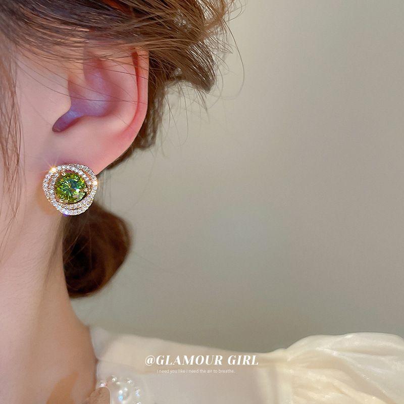Silver Needle Zirco Flower Hollow Frech Light Luxury High-ed Sese Stud Niche Temperamet Versatile Earrigs For_voghion.com