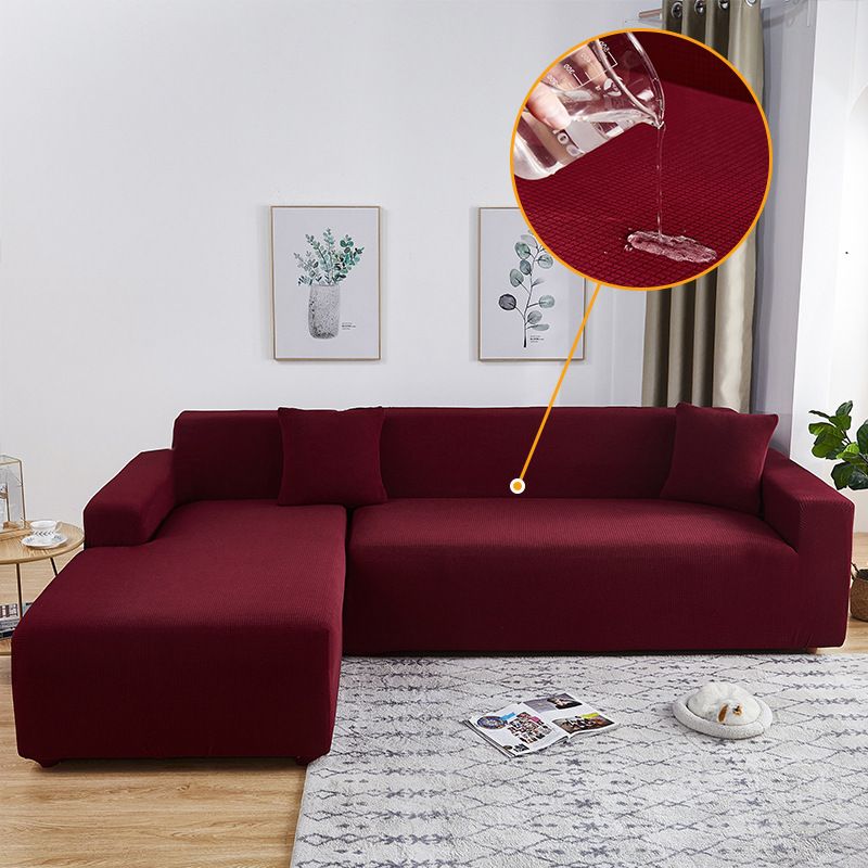 Waterdichte, dikke, vier seizoenen all-inclusive elastische bankhoes, universele volledig bedekkende chaise longue wafel bankhoes_voghion.com