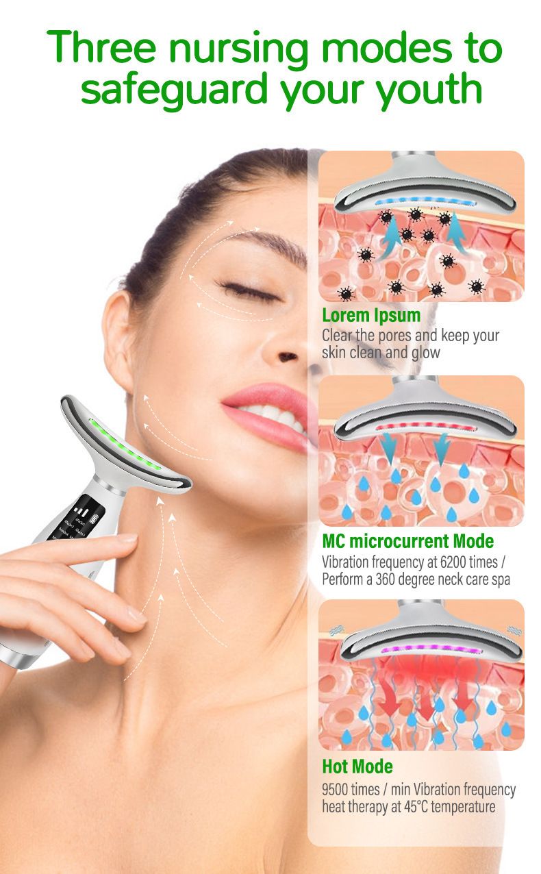 beauty Neck Instrument, Micro Current Face Dual-purpose Law Neck Line Massage Instrument ,_voghion.com