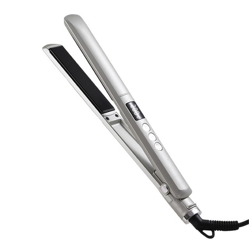 Piastra e arricciacapelli LCD 2 in 1 - Styler elettrico con display digitale e temperatura regolabile_voghion.com