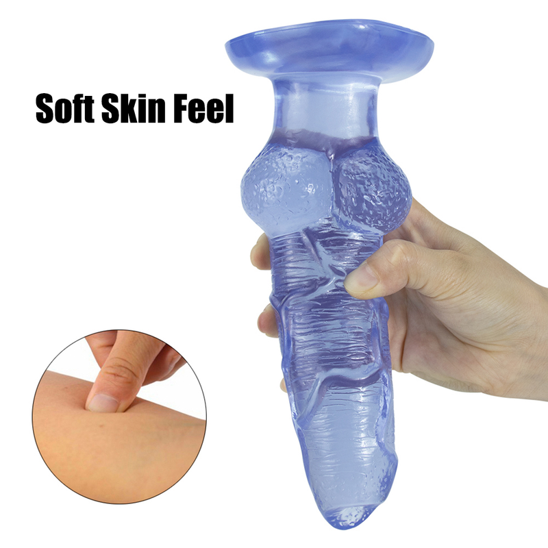 Simulazione Lupo Enorme Dildo Spina Anale Stimola e Ano Morbido Fallo con Ventosa Grande Cazzo S_voghion.com