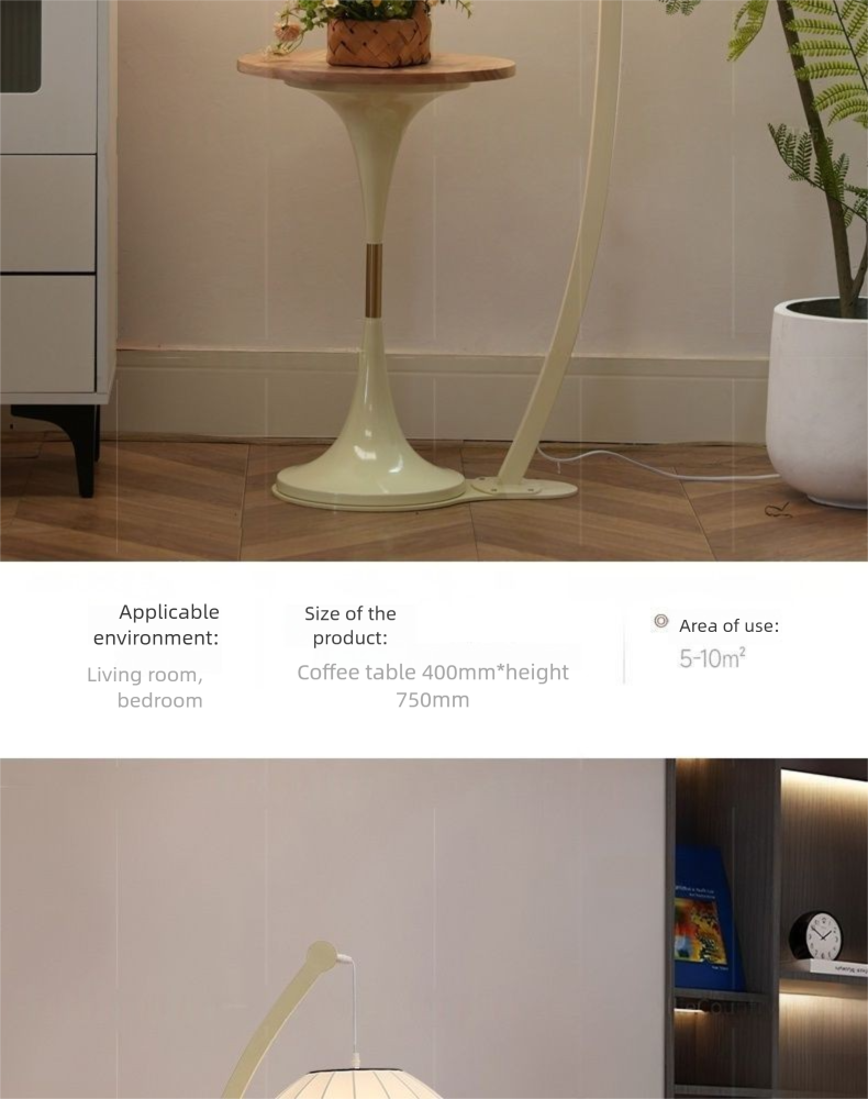 Hoogwaardige artistieke design visvloer woonkamer bank Amerikaanse vintage sfeer staande tafellamp_voghion.com