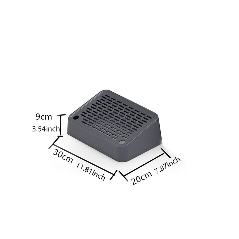 Extra Large Corridor New Pedal Stainless Steel Box Scoop Cat Litter Mat Leakproof_voghion.com