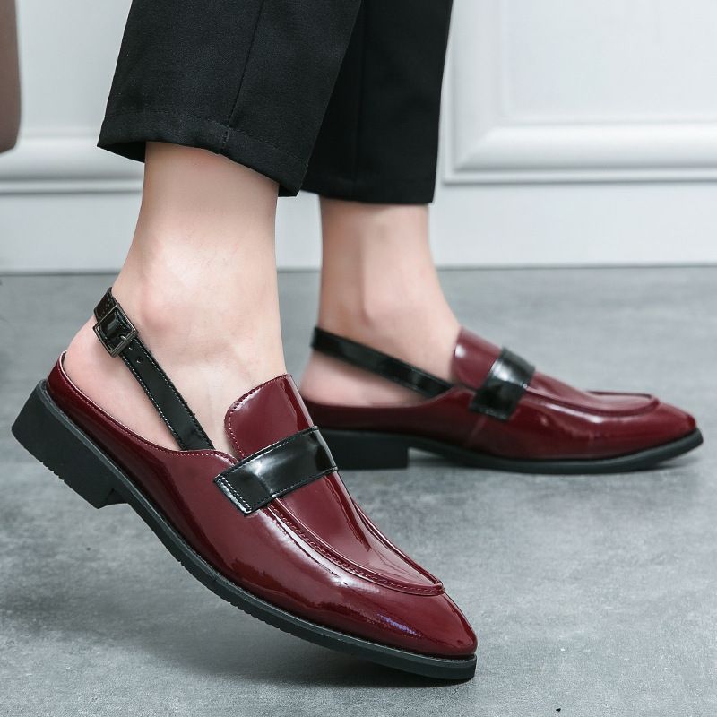 Unbeatable Quality Large Half Drag High Root Leather Hoe 2025 Ummer New Tyle Peronalized Fahion How Buckle Toe Cap Large Ize_voghion.com