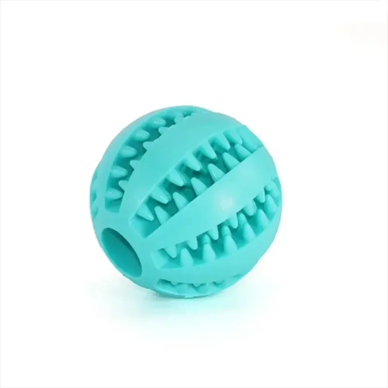 Hundespielzeug für Haustiere (7/6/5 cm) lindert Langeweile, Zähneknirschen, auslaufender Futterball, beißfest, verstecktes Futter, Wassermelonenball, kann durch Beißen nicht kaputt gehen_voghion.com