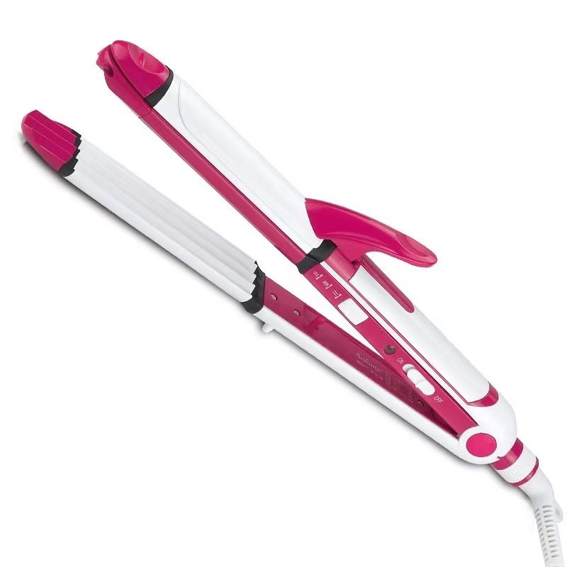 3-in-1 professionele haarstyler - krultang, krultang en stijltang voor volumineuze golven (keramische platen, snelle warmte, salonresultaten)_voghion.com