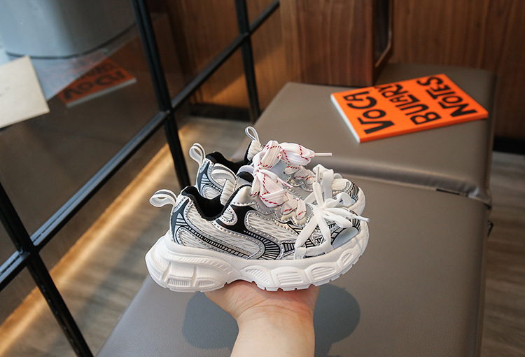 Trendige coole Papa-Schuhe für Kinder, 2023 Frühling und Herbst, neue lässige Sportschuhe für Jungen und Mädchen, leicht, trendig_voghion.com