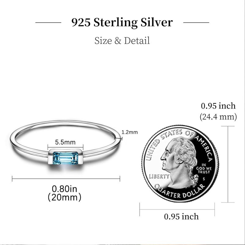 Anello in argento sterling S925 per donna con pietra portafortuna di dicembre, squisito design di nicchia, stile di design di alta gamma_voghion.com