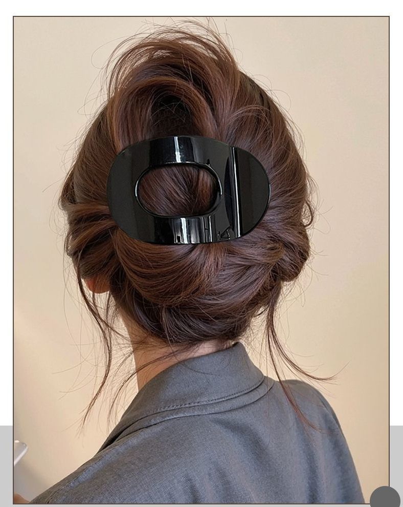 Abalone Claw Women, High-End Feel, 2025 New Flat Clip, Large Duckbill For Back Of Head, Hair Accessory Clip_voghion.com