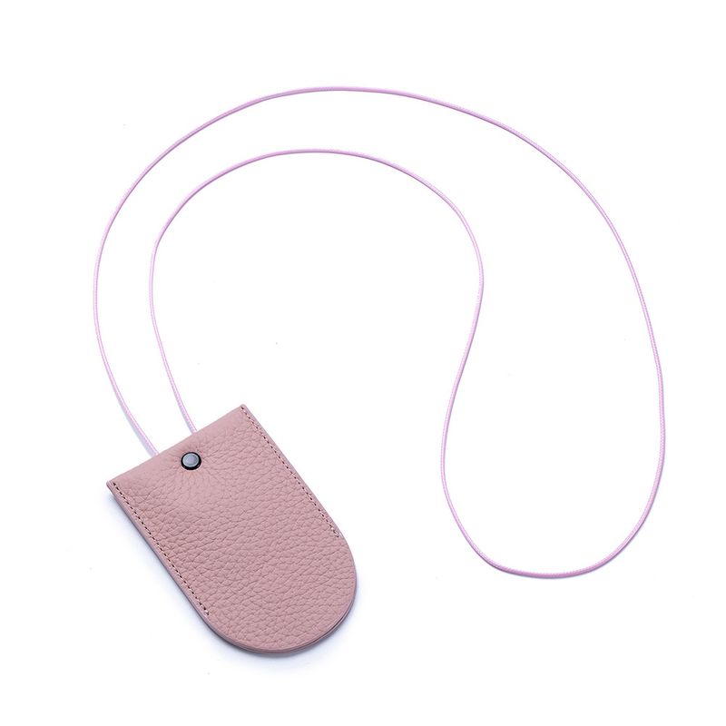 New Style Neck Hanging Keychain Storage Personality Versatile Genuine Leather Pendant Pull Key Bag For Women_voghion.com