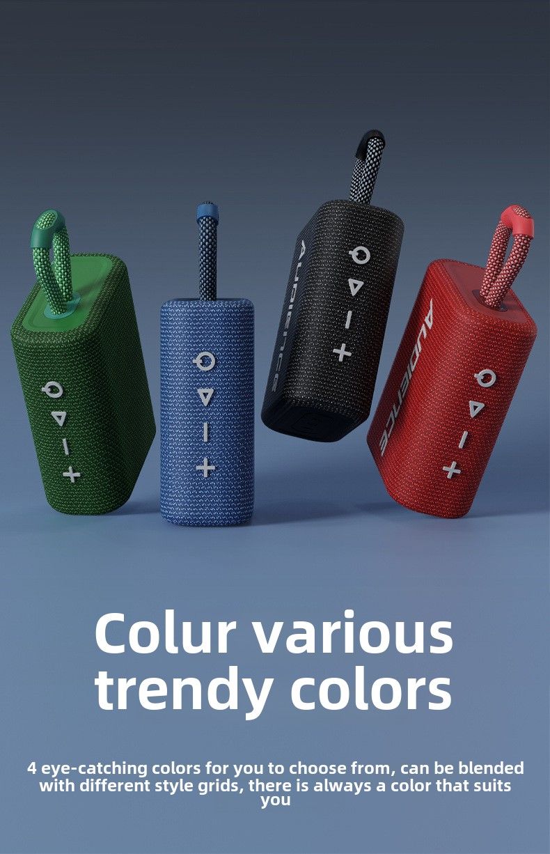 M16 Bluetooth speaker, waterproof, long battery life and high-quality sound in one_voghion.com