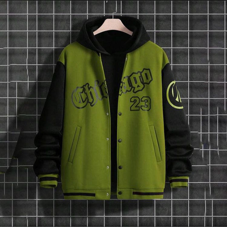 Men's Clothing Spring and Autumn fashion brand American high street Pu Shuai Youth Men's Baseball jacket men's loose casual jacket men_voghion.com