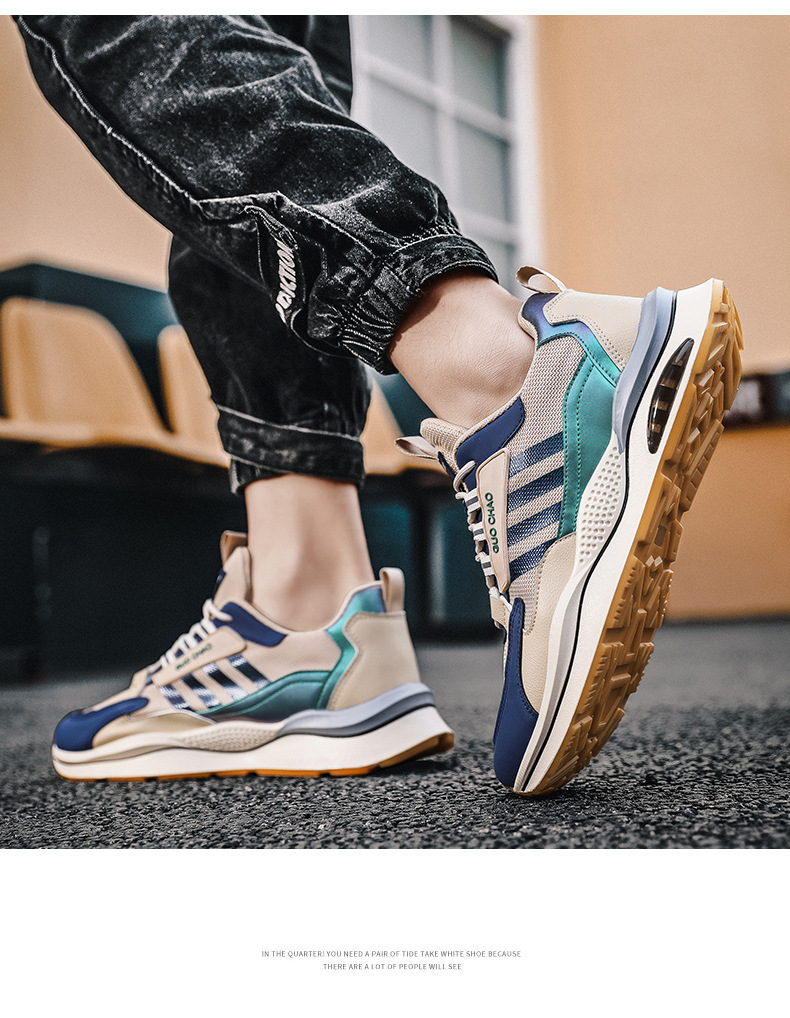 Herren Sommer 2024 neue Mesh trendige Teenager und Studenten, höhenverstellbare atmungsaktive Freizeitsportschuhe für Männer_voghion.com