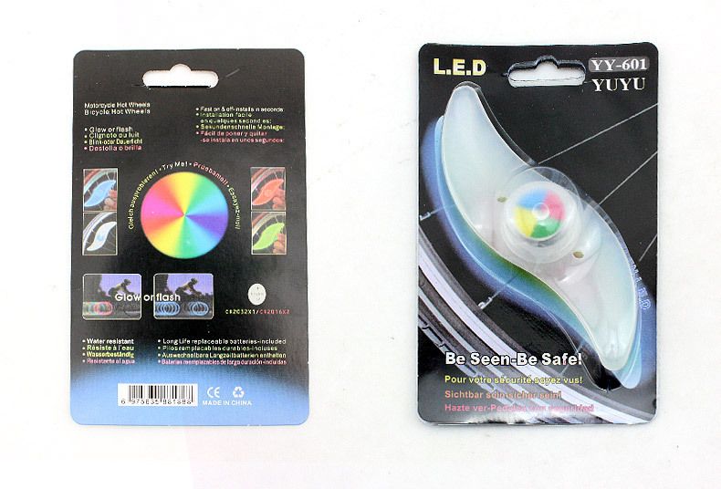 Raggi per bicicletta, mountain bike, foglia di salice, filo d'acciaio, ruota di fuoco colorata, luce in silicone, accessori per ciclismo_voghion.com