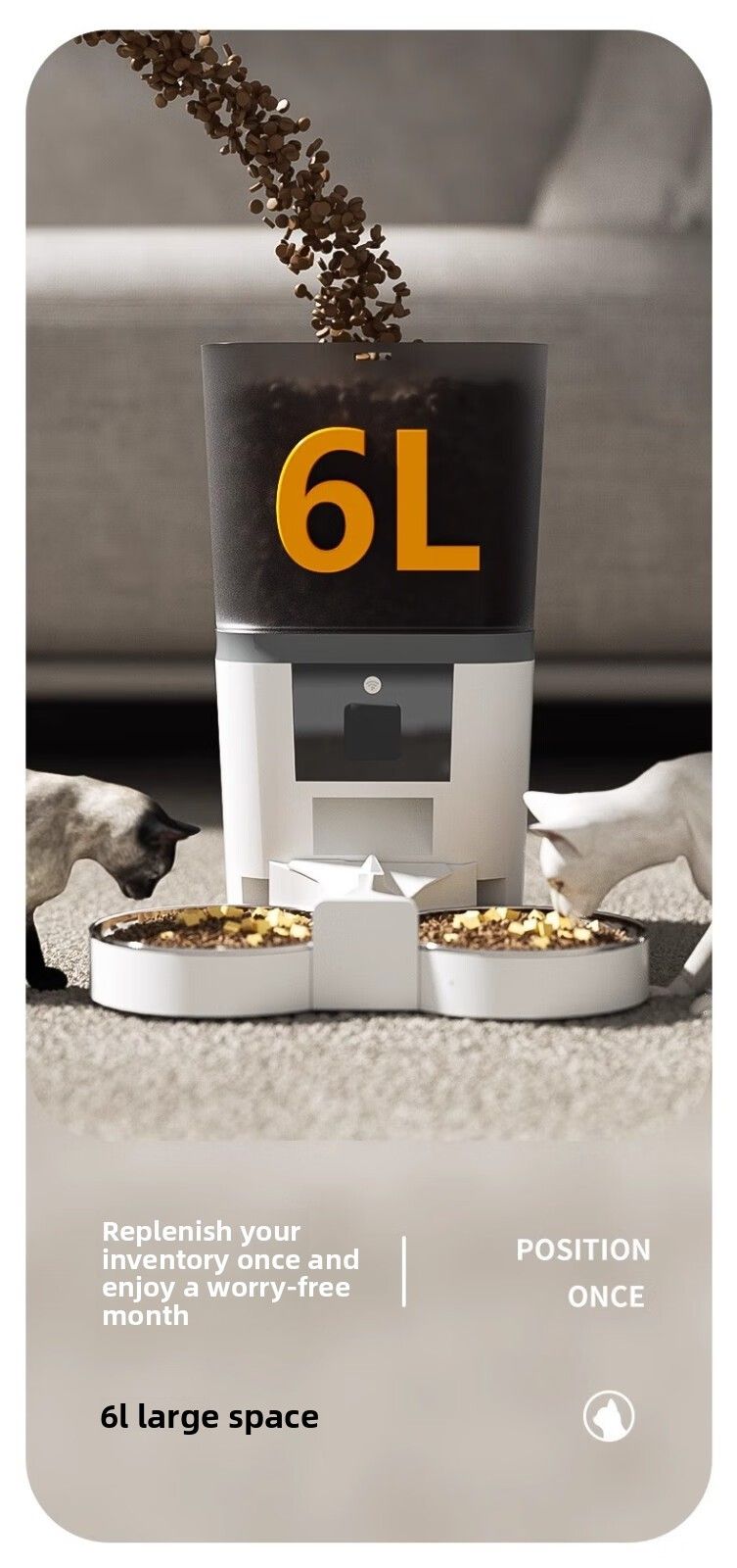 Smart Pet Feeder For Cats And Dogs: Automatic With Visual Monitoring, Timed & Quantitative Remote Control_voghion.com