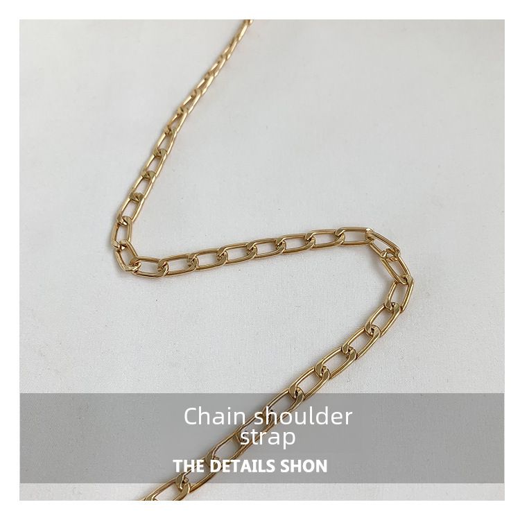 Women's simple gentle handbag 2023 spring and summer new style elegant shoulder messenger bag chain bag women's bag_voghion.com