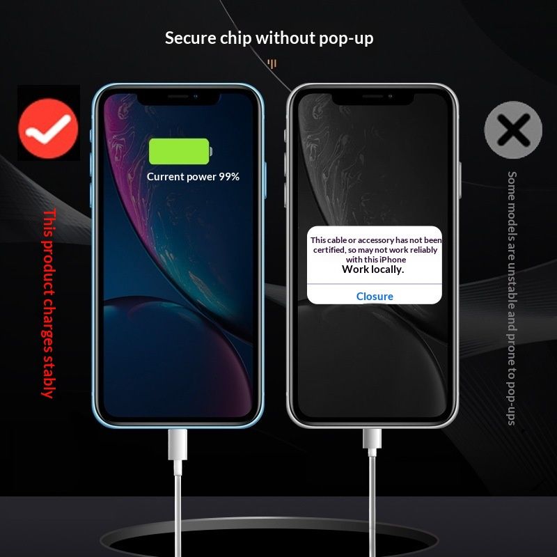 Câble de données Digitex Original PD 30W à charge rapide compatible avec les iPhone 13/14/15 à double port USB-C_voghion.com