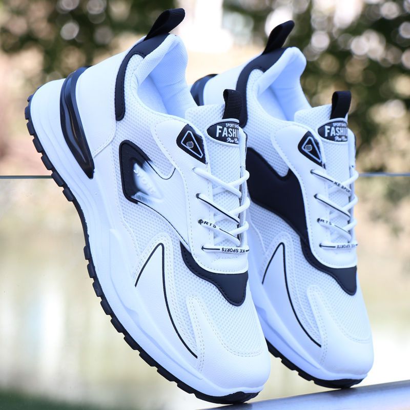 Scarpe da corsa versatili per ragazzi Four Seasons da uomo, resistenti, casual, con colori a contrasto, per papà_voghion.com