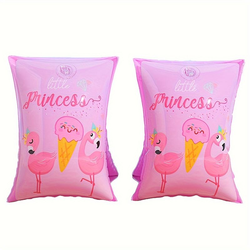 1pc PVC Material Cartoon Swimming Ring, Mermaid Pattern Floating Ring_voghion.com