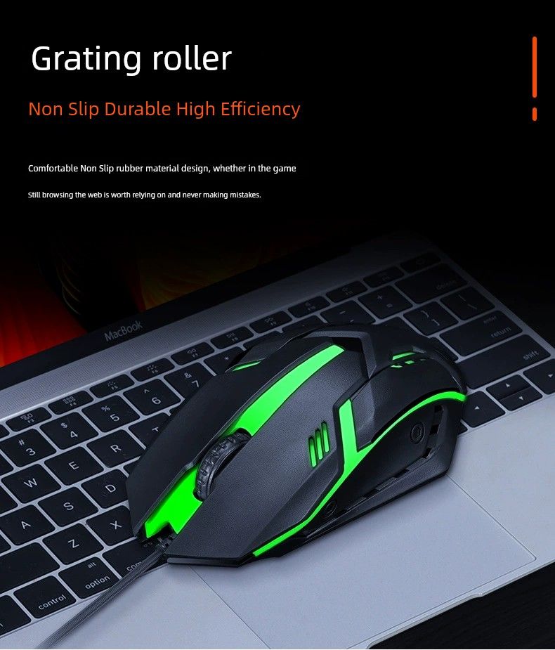 USB Desktop Computer Haushalt Tragbare Leucht Maus_voghion.com
