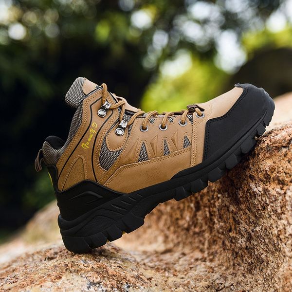 Herren Outdoor Wanderschuhe Wasserdichte Wanderschuhe Trekkingstiefel Verschleißfeste Bergsteigerschuhe Campingschuhe_voghion.com