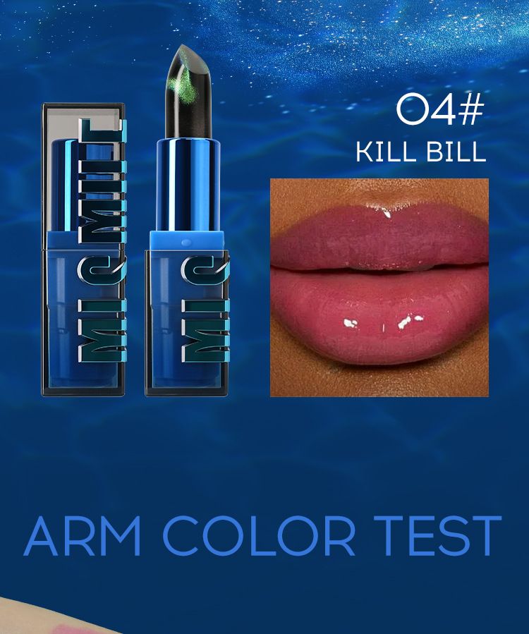 Cat Eye Shiny Color Changing Set Non-stick Cup Moisturizing Pearlescent Fine Flash Temperature Change Lipstick_voghion.com