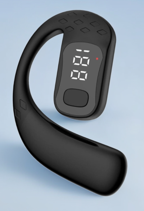 B01 Auricolari Bluetooth 2025 Orecchio sinistro e destro Display digitale rotante Non-in-ear Wireless Over-Ear Huaqiangbei Sports_voghion.com