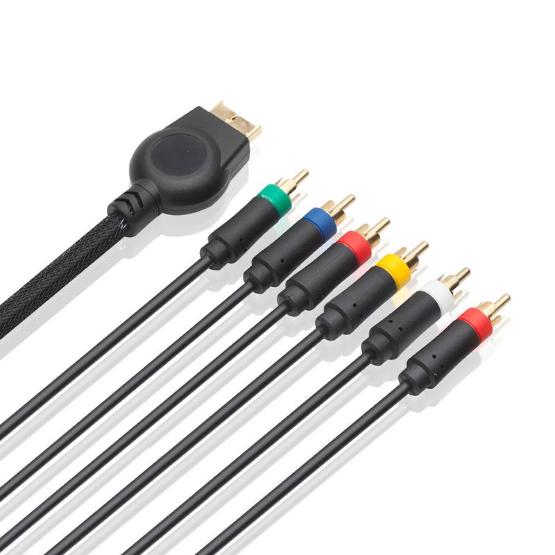 1,8 m/6 fot Multikomponent AV-kabel For PlayStation 2 for PlayStation 3 for PS3 for PS2 spillkabel Spilltilbehør_voghion.com