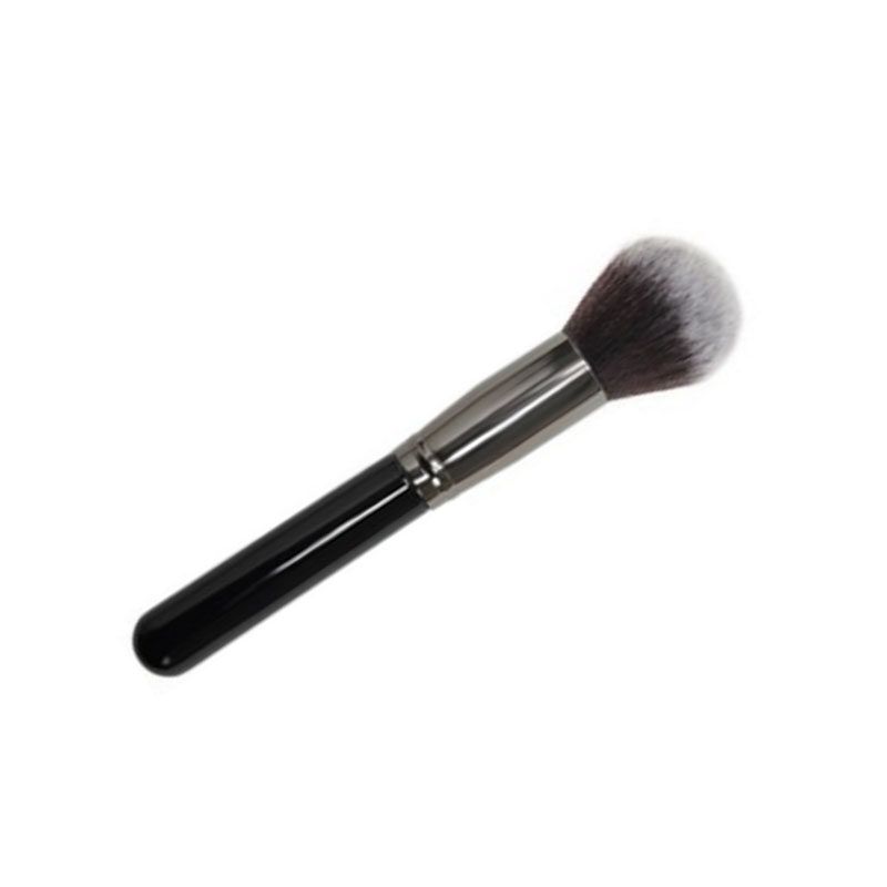 Profesionalus vienos apvalios galvos pudros šepetėlis Copper Ferrule Cosmetic Brush Beauty Makeup Tool_voghion.com