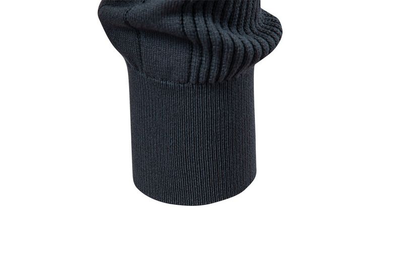 Heren slim fit gebreide trui met omslagkraag en rits - moderne stedelijke trui voor de herfst-winter, zeer elastische viscosemix_voghion.com