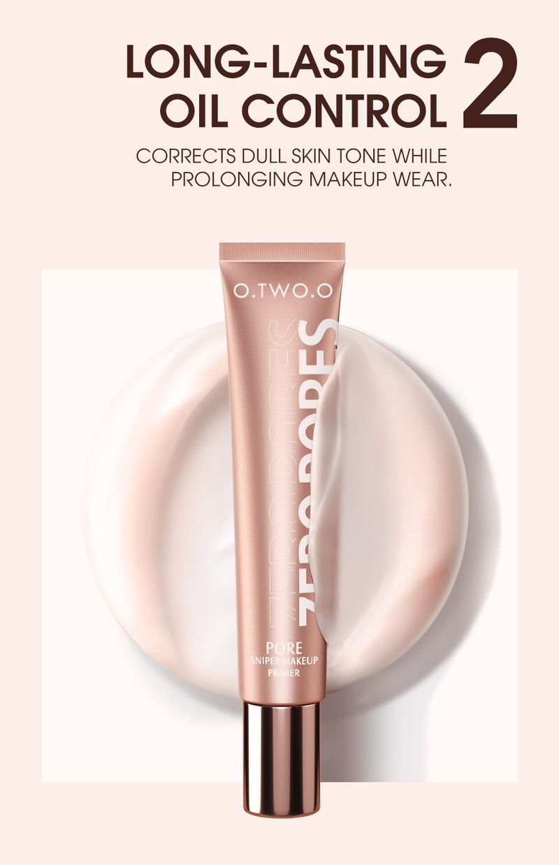 Tattielove O.TWO. Zero Skil Secret Perfecing Face Primer Invisible Pore focus makeup_voghion.com