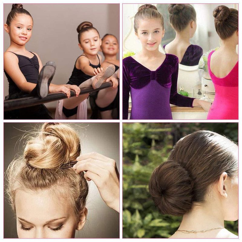 Set di strumenti per intrecciare i capelli con chignon, accessori per capelli, strumenti per intrecciare i capelli a forma di bocciolo di ciambella_voghion.com