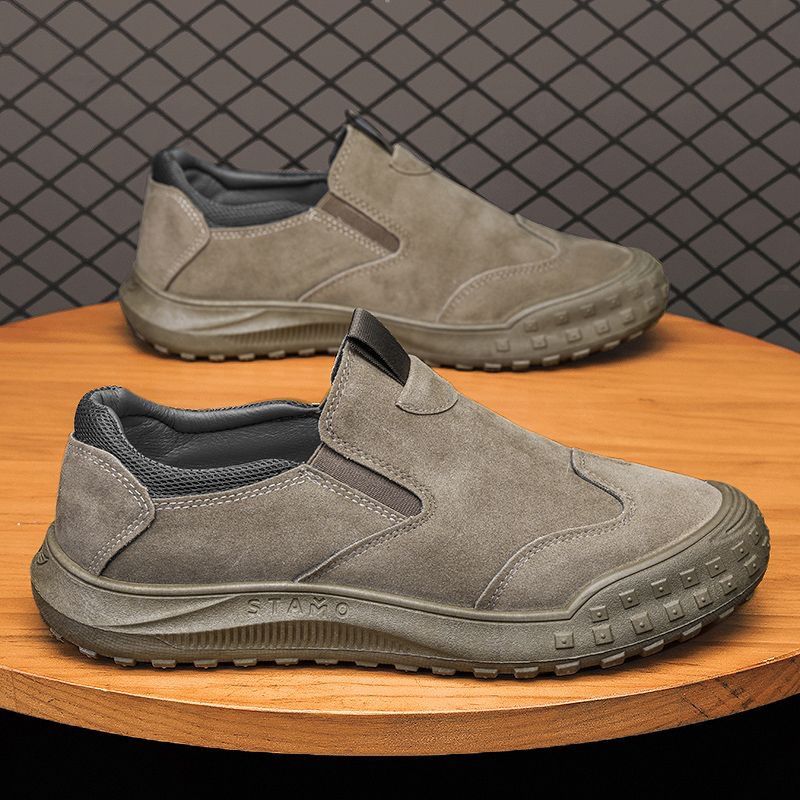 Arbeitsschutz Atmungsaktive Sommerschuhe für faule Menschen, rutschfeste und verschleißfeste Arbeitsschuhe für Männer, lässige Wanderschuhe für Männer_voghion.com