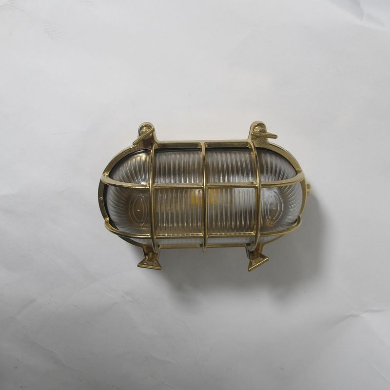 Lampada da parete impermeabile per interni ed esterni in ottone di alta qualità in stile industriale nordico per villa_voghion.com