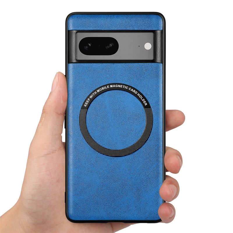 Applicable to Google Pixel8A mobile phone case all-inclusive solid color car magnetic Google Pixel7 Pro case_voghion.com