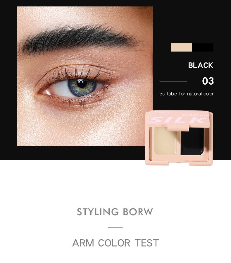 Pudaier Augenbrauengel, zweifarbig, wasserfest, langanhaltend, 3D-Brauenformung, Augenbrauen-Mascara, Haarfärbemittel, Haargel, Augenbrauenfixierung_voghion.com
