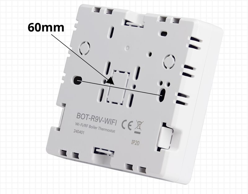 Baterijos miltelių kambario temperatūros valdiklis „Tuya Smart WiFi“ termostatas dujiniam katilui, veikiantis su „Alxa Google“_voghion.com