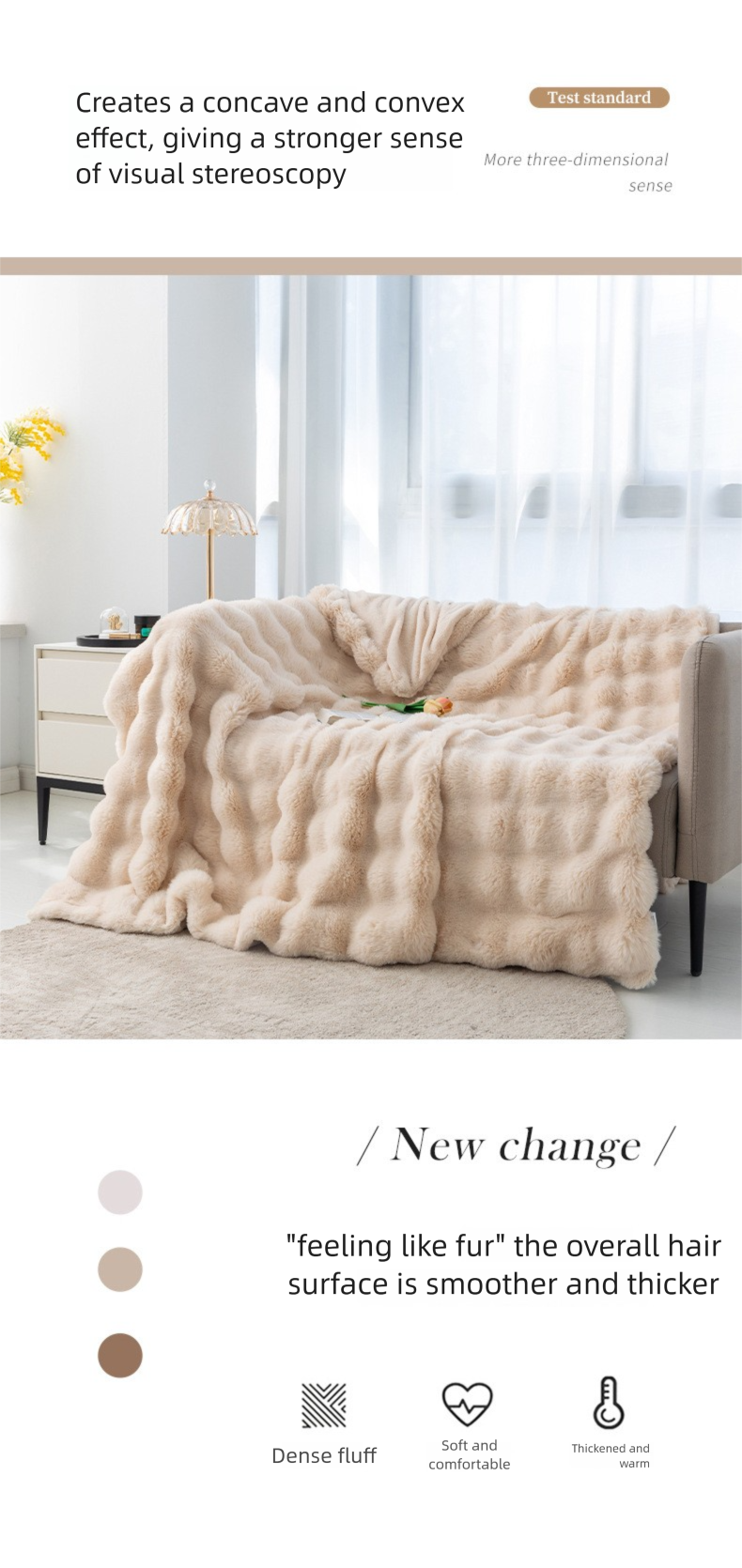 Tuscany Bubble Bunny Flanell-Decke für alle Jahreszeiten, für Nickerchen, Sofa, Korallenvlies, Freizeit, Klimaanlage_voghion.com