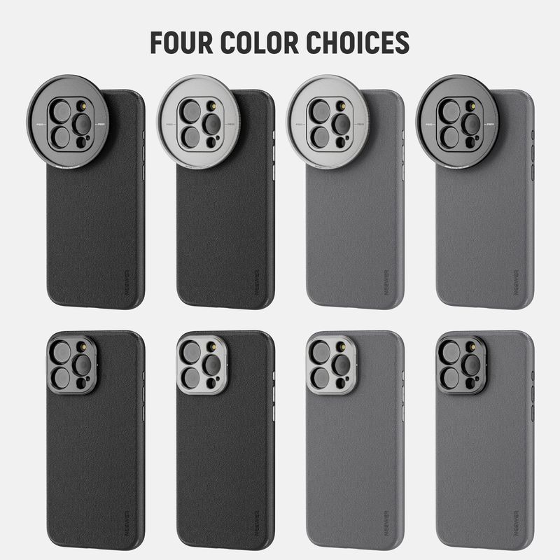 Neewer Phone für iPhone 16/15 Pro Max, TPU + PC-Schutzhülle für hohe Beanspruchung mit 17-mm-Objektiv-Rückplatte, Leder-Telefonkäfig_voghion.com